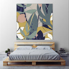 Tropical Attraction II by June Vess on GIANT ART - green coastal & tropical abstract