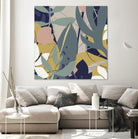 Tropical Attraction II by June Vess on GIANT ART - green coastal & tropical abstract