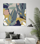 Tropical Attraction II by June Vess on GIANT ART - green coastal & tropical abstract