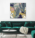 Tropical Attraction II by June Vess on GIANT ART - green coastal & tropical abstract