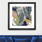 Tropical Attraction II by June Vess on GIANT ART - green coastal & tropical abstract