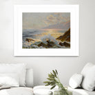 Main Seascape II by Constantin Alexandrovitch Westchiloff on GIANT ART - pink coastal & tropical abstract