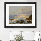 Main Seascape II by Constantin Alexandrovitch Westchiloff on GIANT ART - pink coastal & tropical abstract