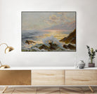 Main Seascape II by Constantin Alexandrovitch Westchiloff on GIANT ART - pink coastal & tropical abstract