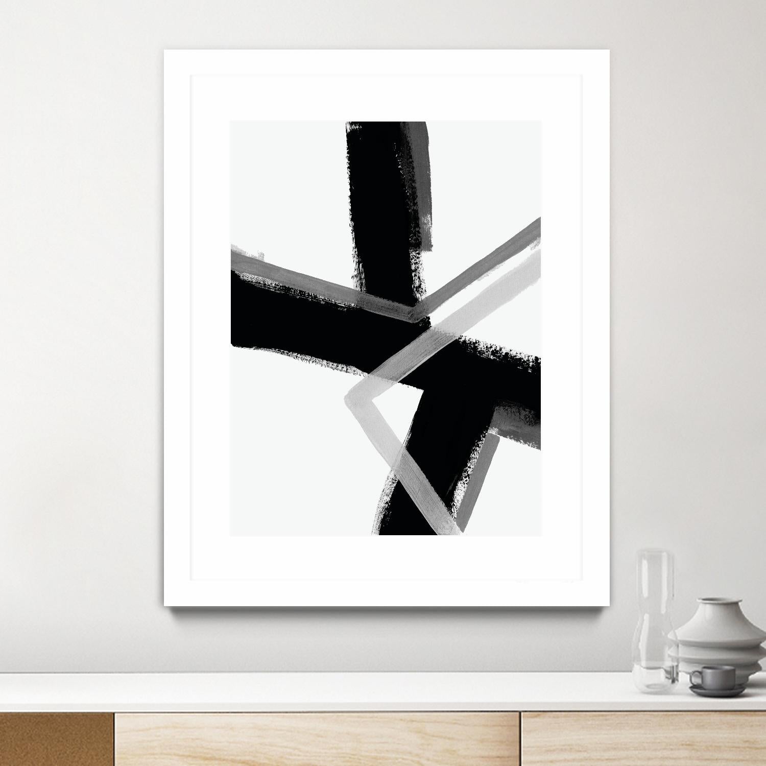 Angular Pulse IV by June Vess on GIANT ART - white abstract abstract