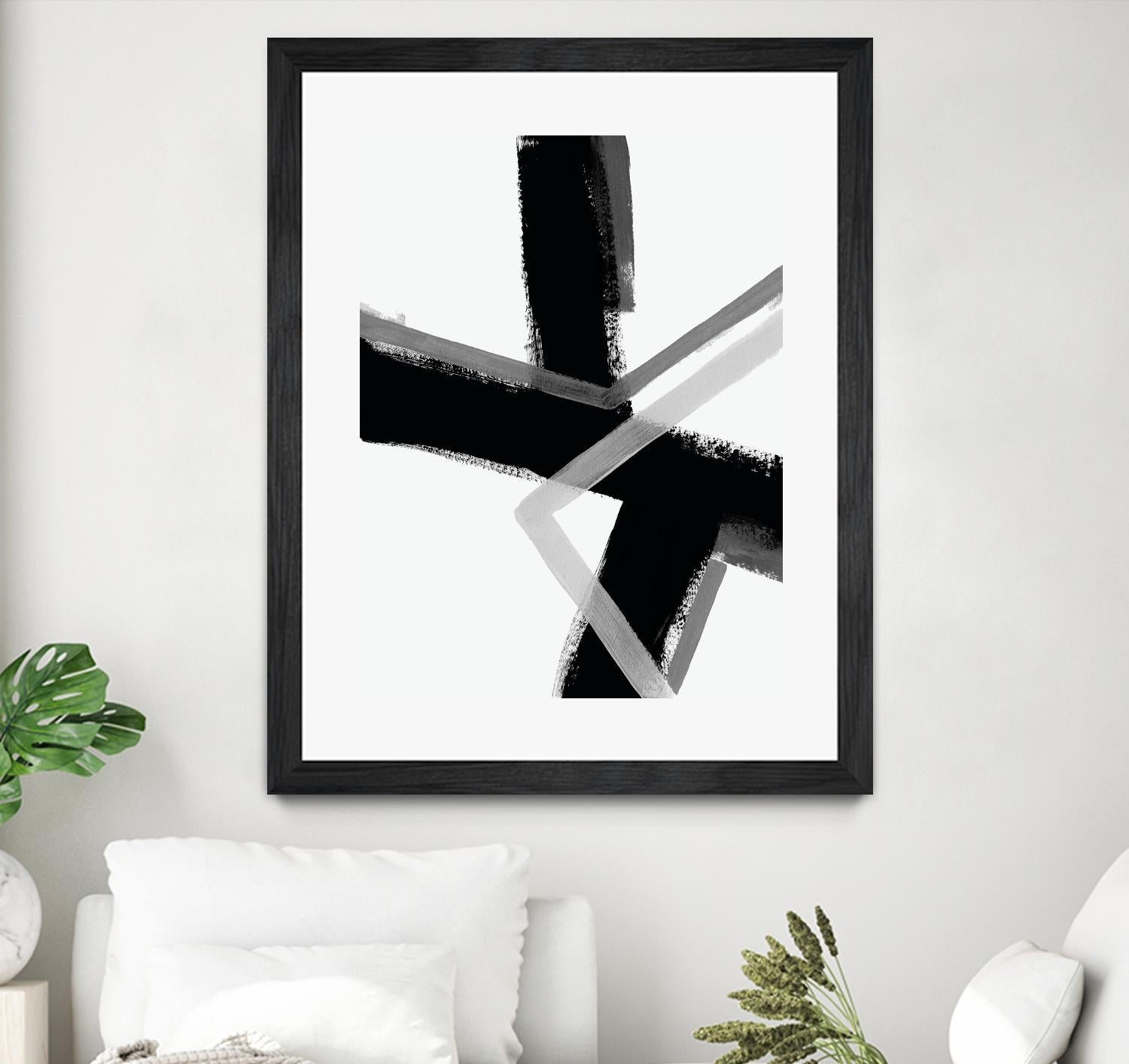 Angular Pulse IV by June Vess on GIANT ART - white abstract abstract