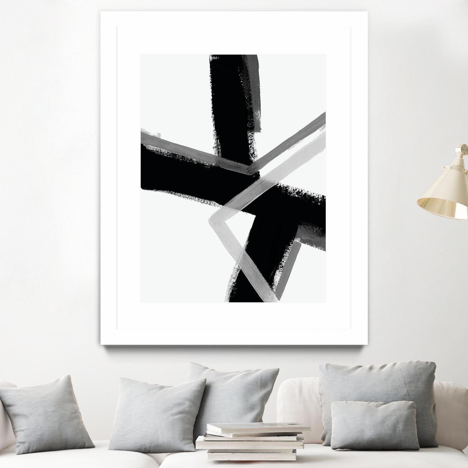 Angular Pulse IV by June Vess on GIANT ART - white abstract abstract