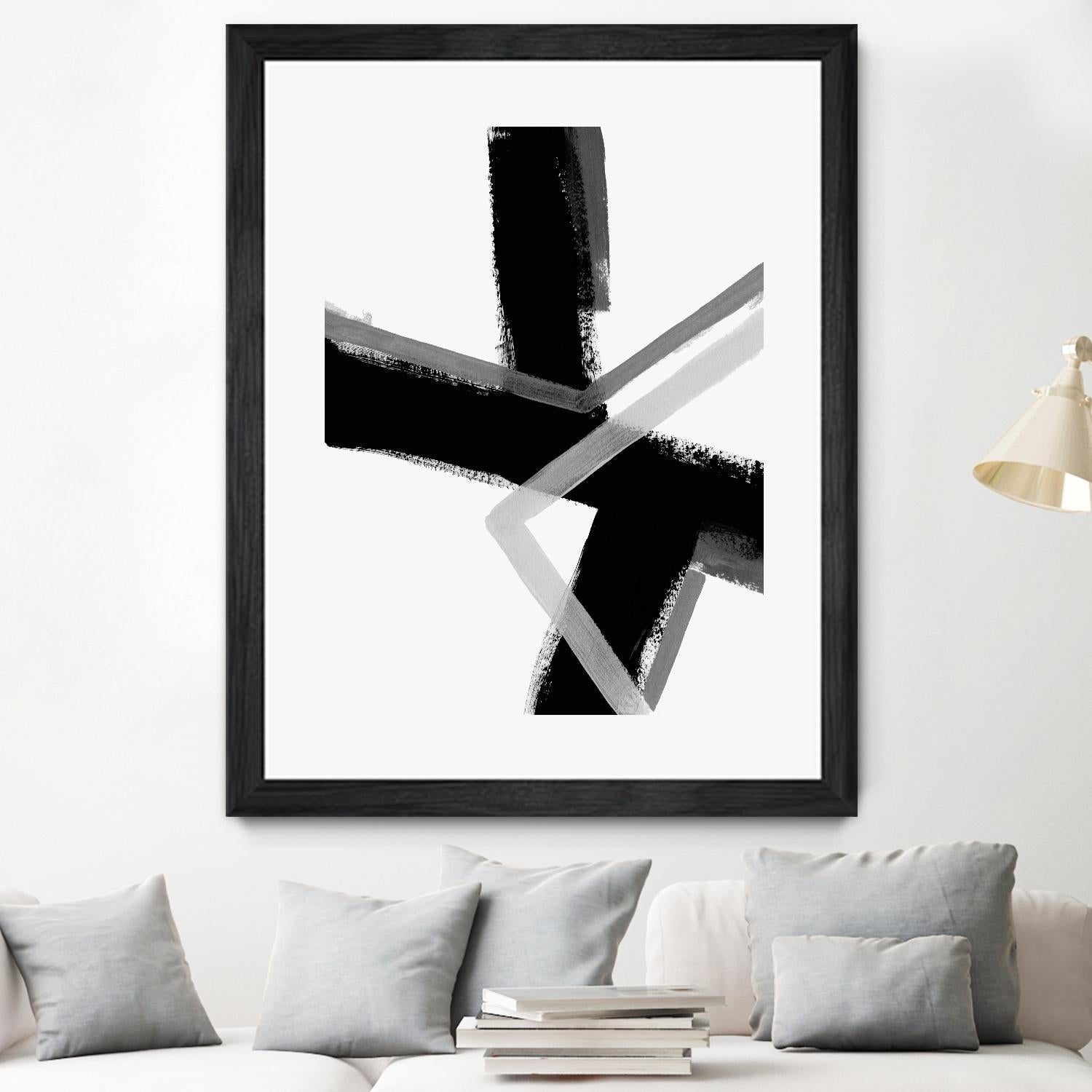 Angular Pulse IV by June Vess on GIANT ART - white abstract abstract