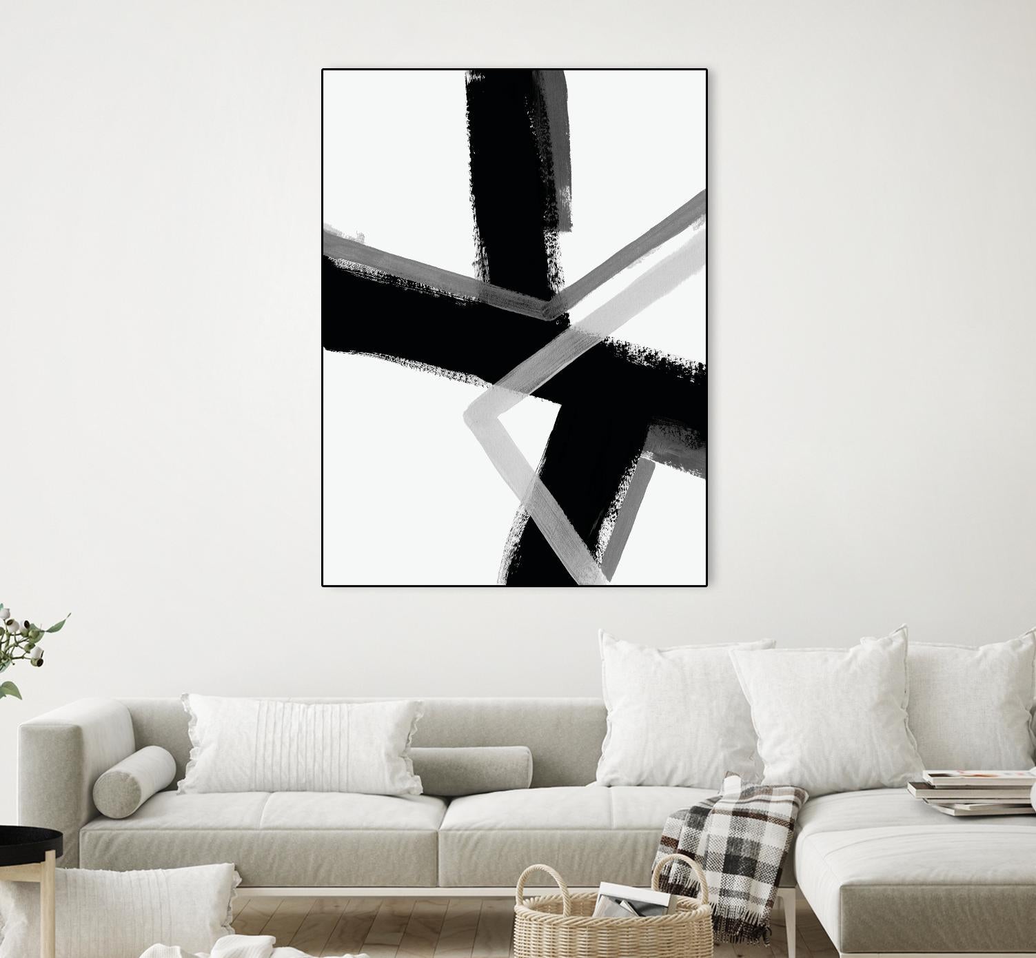 Angular Pulse IV by June Vess on GIANT ART - white abstract abstract