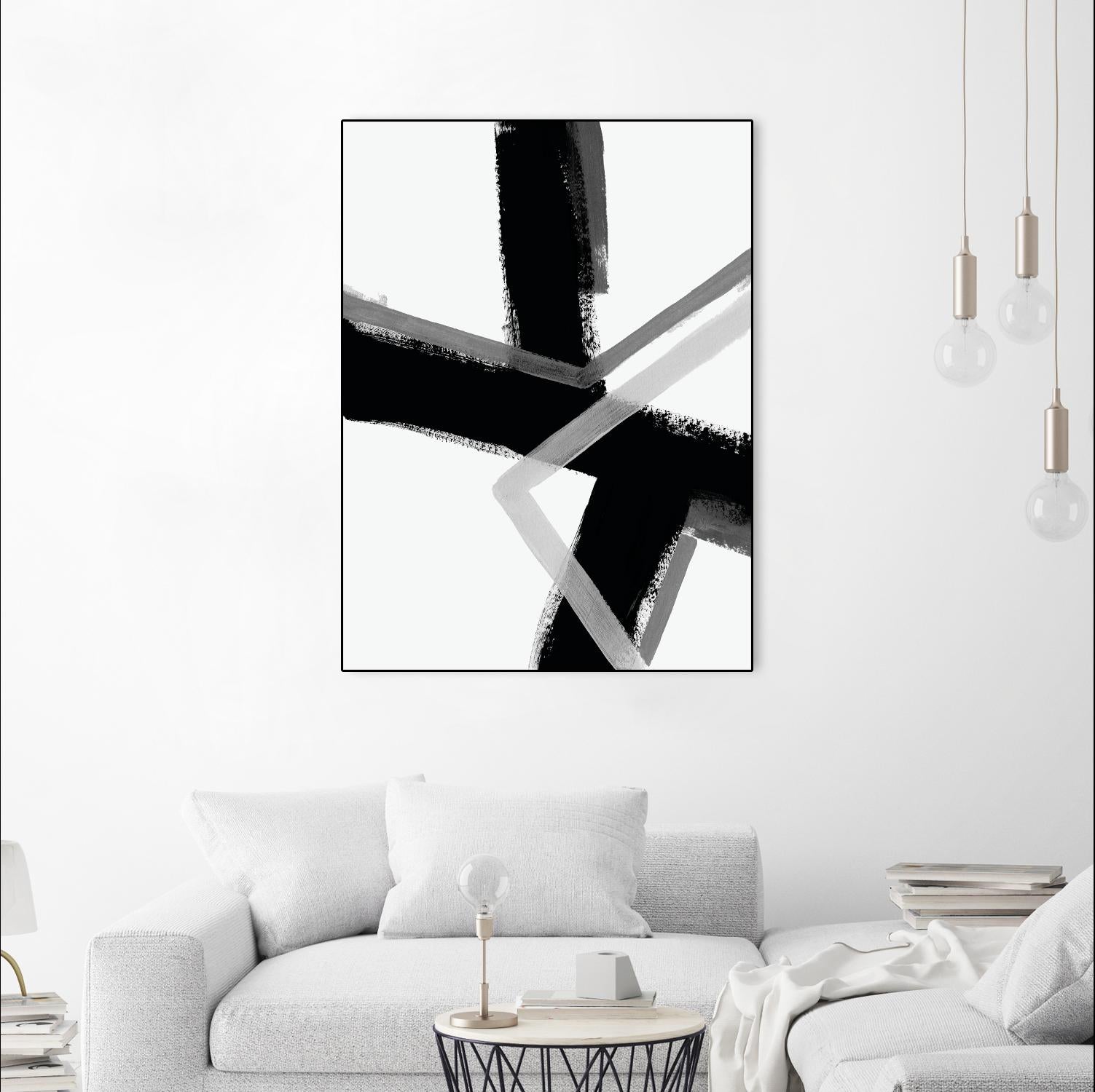 Angular Pulse IV by June Vess on GIANT ART - white abstract abstract