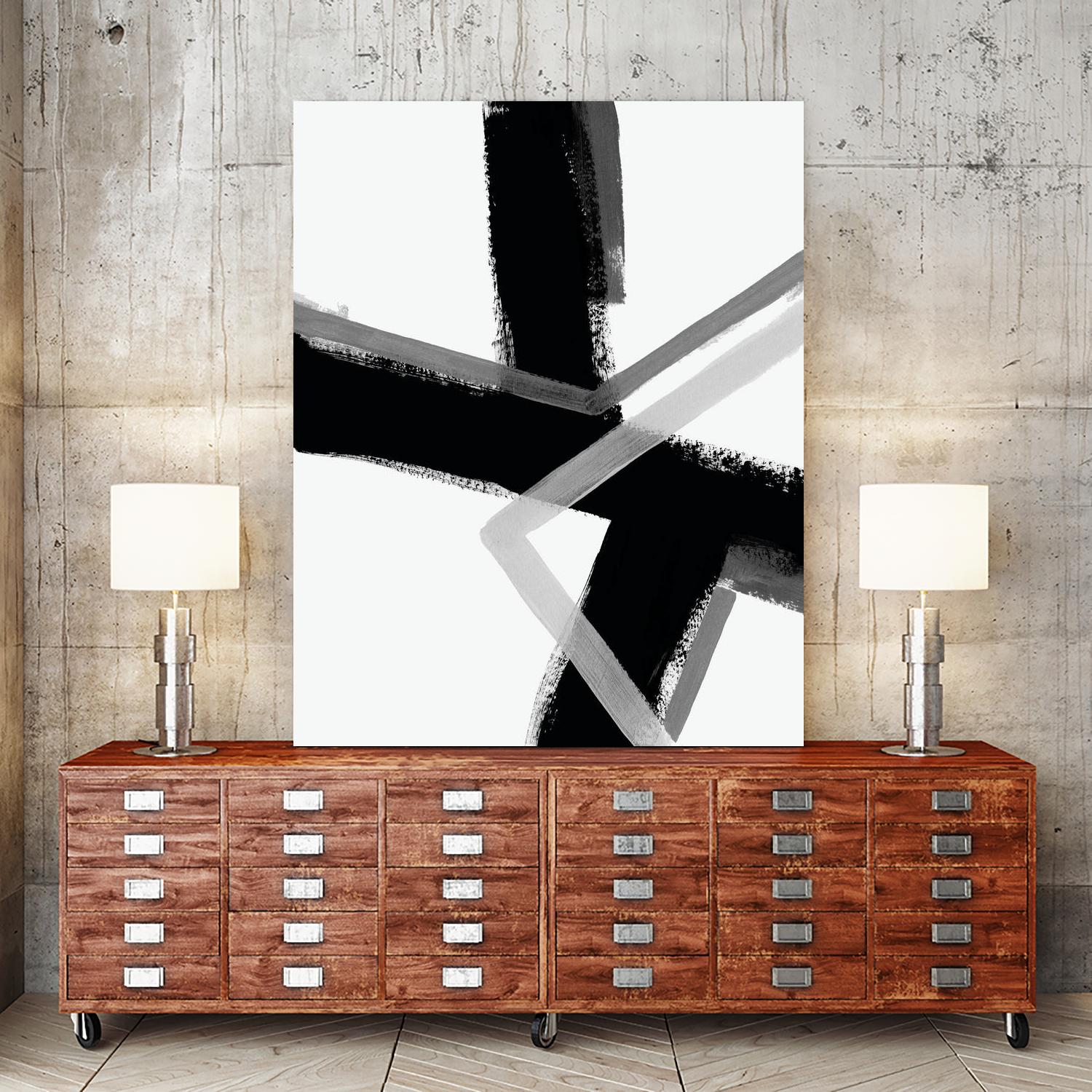 Angular Pulse IV by June Vess on GIANT ART - white abstract abstract