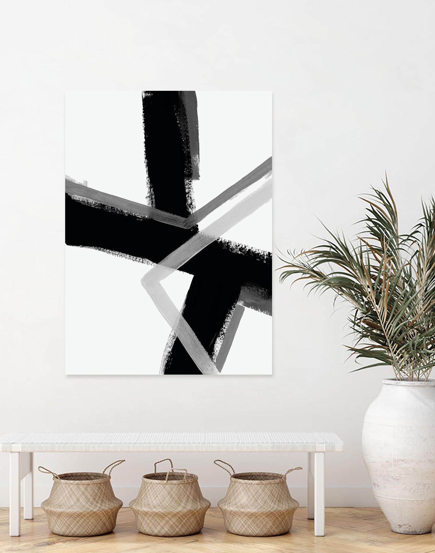 Angular Pulse IV by June Vess on GIANT ART - white abstract abstract