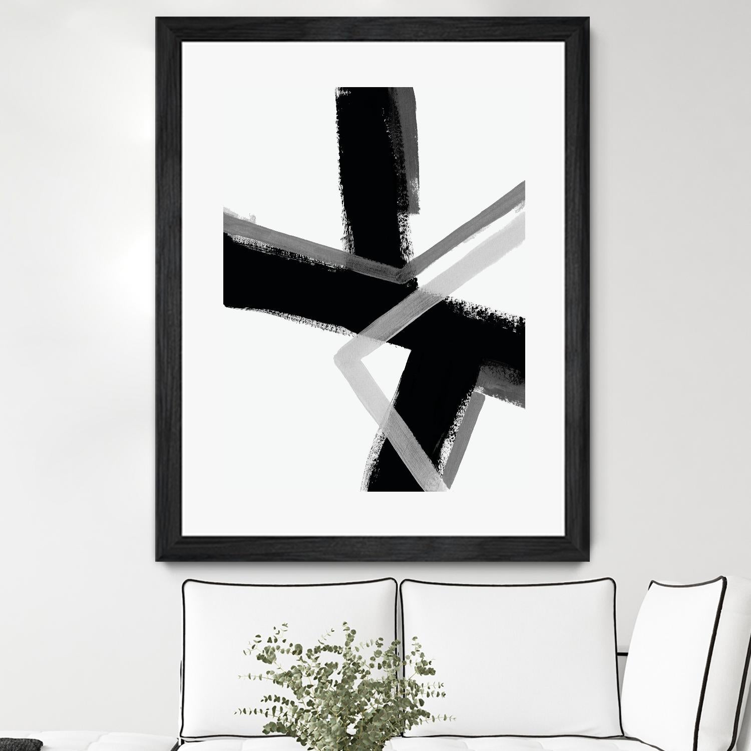 Angular Pulse IV by June Vess on GIANT ART - white abstract abstract