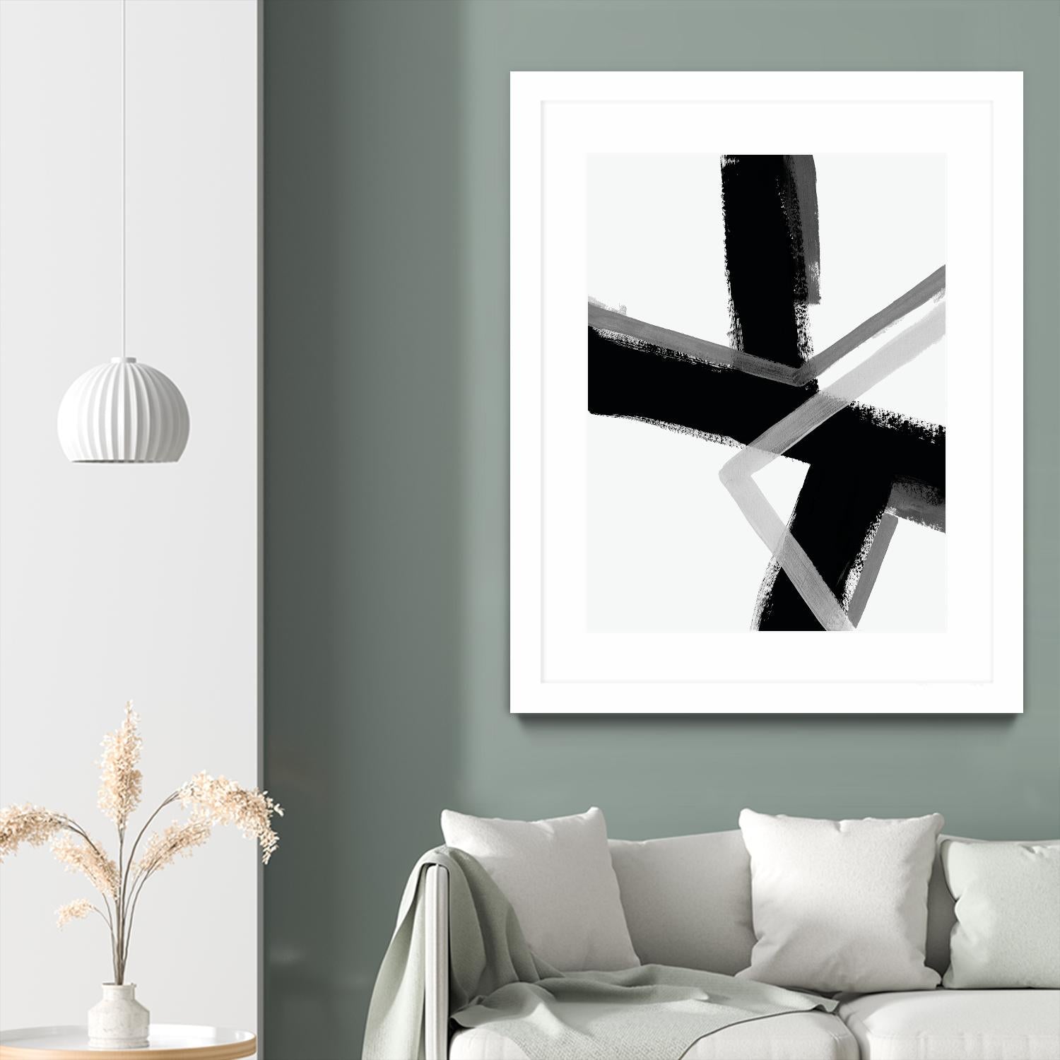 Angular Pulse IV by June Vess on GIANT ART - white abstract abstract