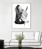 Black & Grey Collide II by Melissa Wang on GIANT ART - grey  abstract abstract