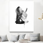 Black & Grey Collide II by Melissa Wang on GIANT ART - grey  abstract abstract