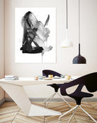 Black & Grey Collide II by Melissa Wang on GIANT ART - grey  abstract abstract