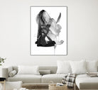 Black & Grey Collide II by Melissa Wang on GIANT ART - grey  abstract abstract