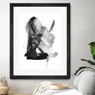 Black & Grey Collide II by Melissa Wang on GIANT ART - grey  abstract abstract