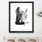 Black & Grey Collide II by Melissa Wang on GIANT ART - grey  abstract abstract