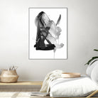 Black & Grey Collide II by Melissa Wang on GIANT ART - grey  abstract abstract