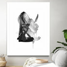 Black & Grey Collide II by Melissa Wang on GIANT ART - grey  abstract abstract