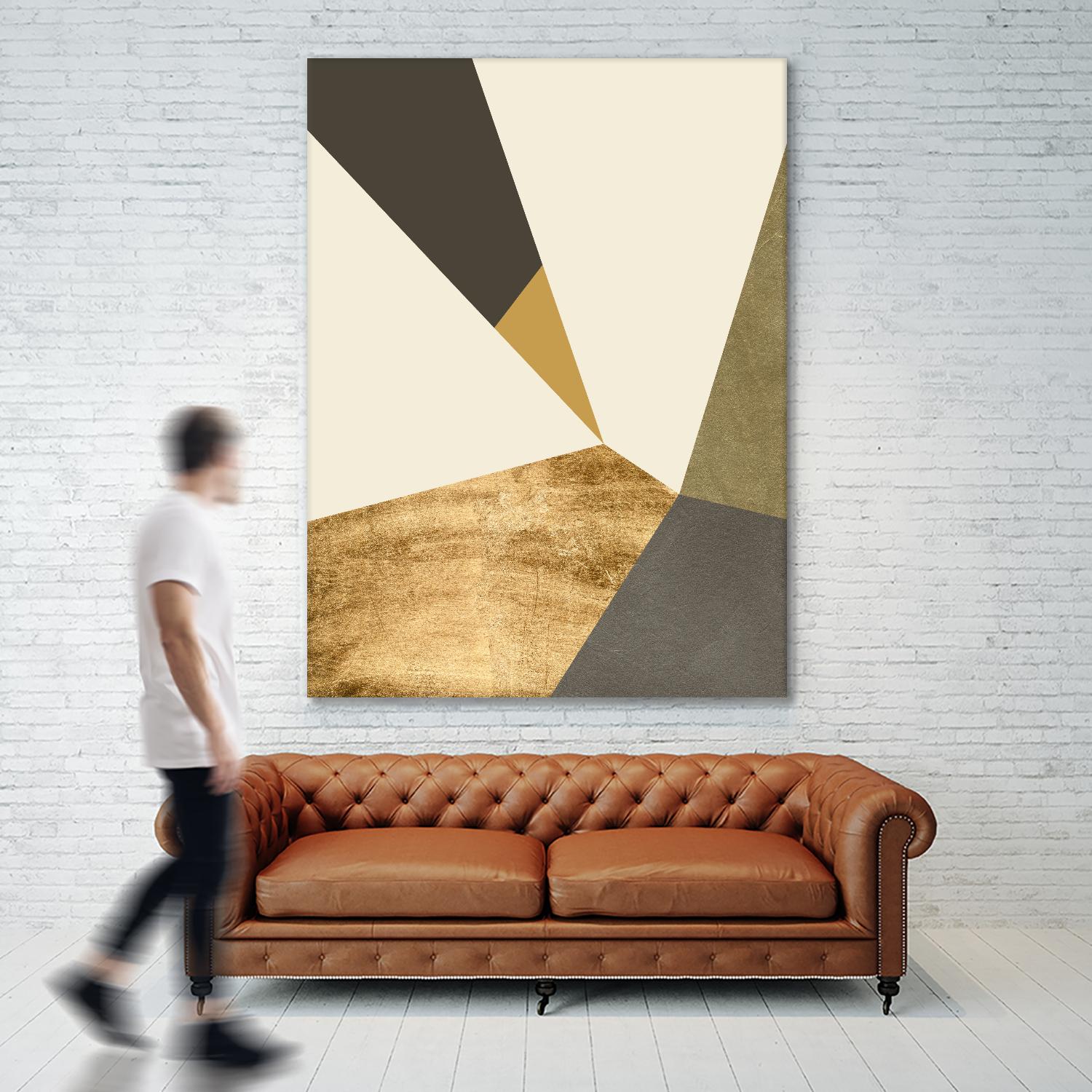 Clovis I by Jacob Green on GIANT ART - gold abstract abstract