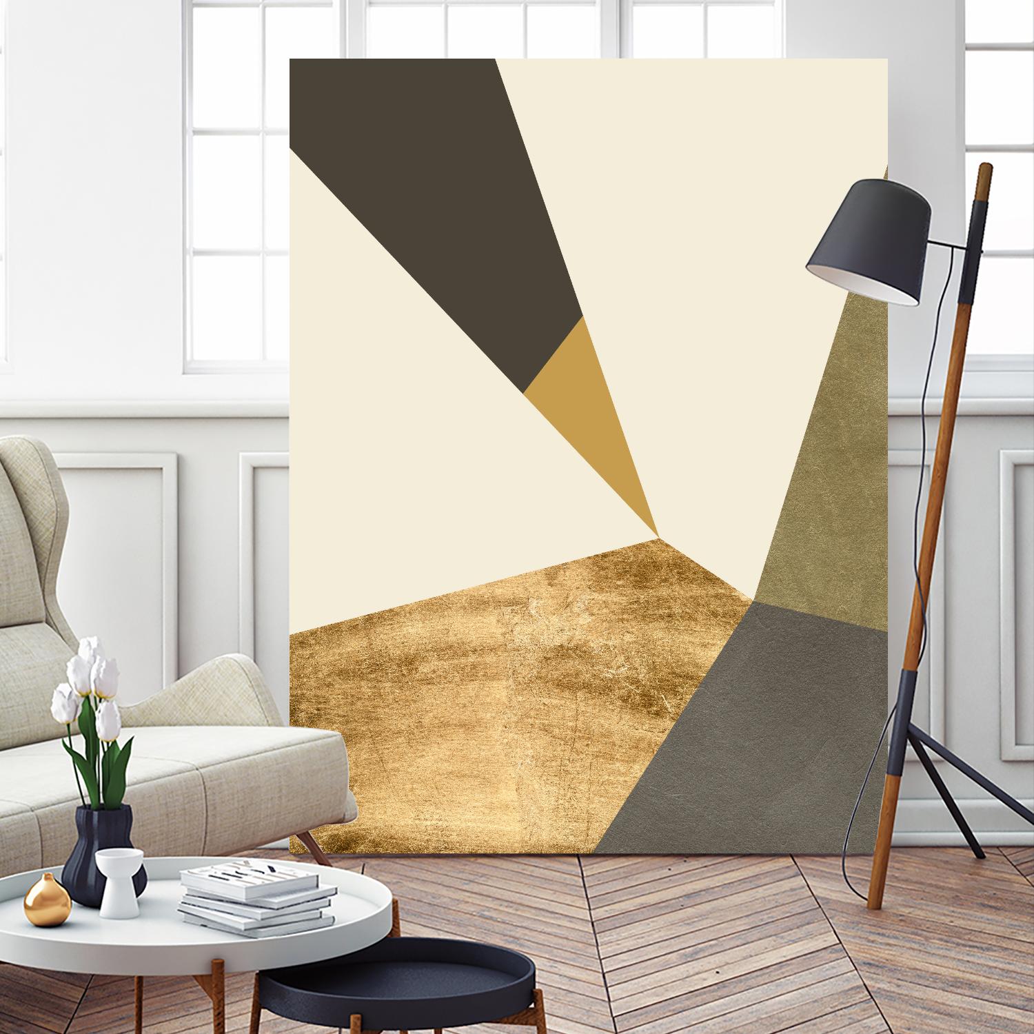 Clovis I by Jacob Green on GIANT ART - gold abstract abstract