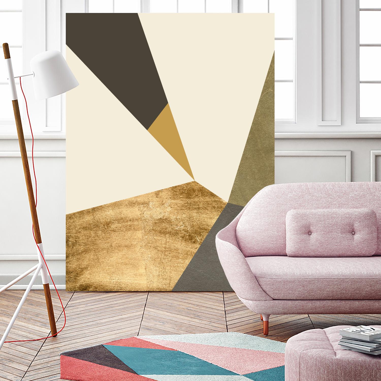 Clovis I by Jacob Green on GIANT ART - gold abstract abstract