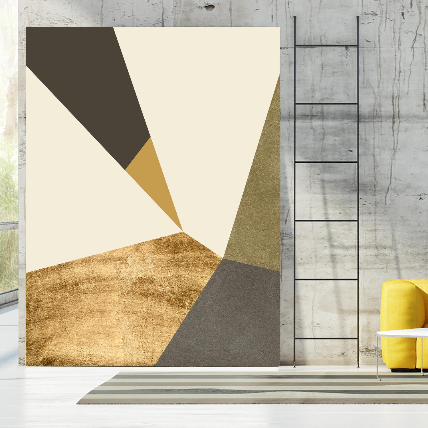 Clovis I by Jacob Green on GIANT ART - gold abstract abstract