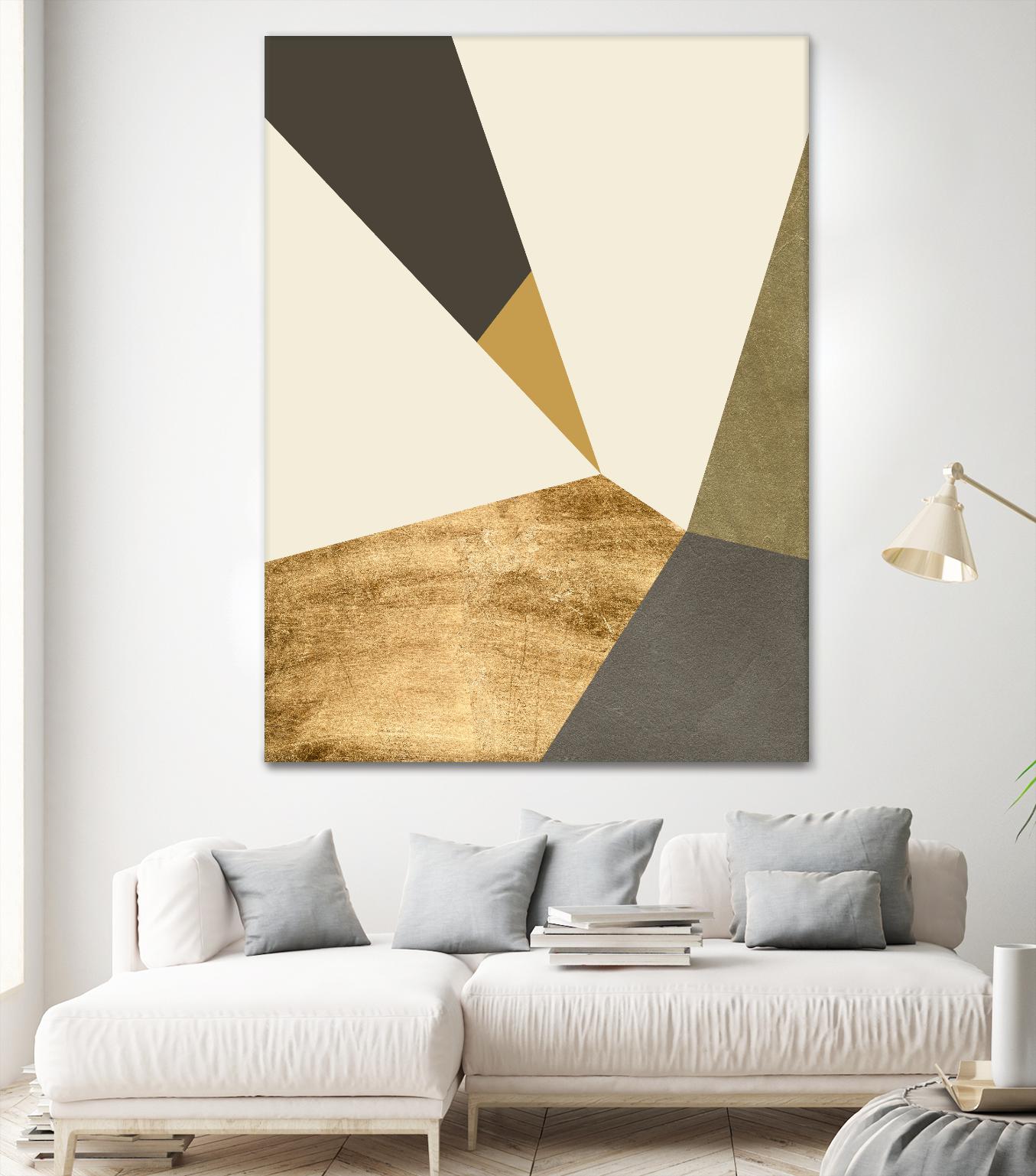 Clovis I by Jacob Green on GIANT ART - gold abstract abstract