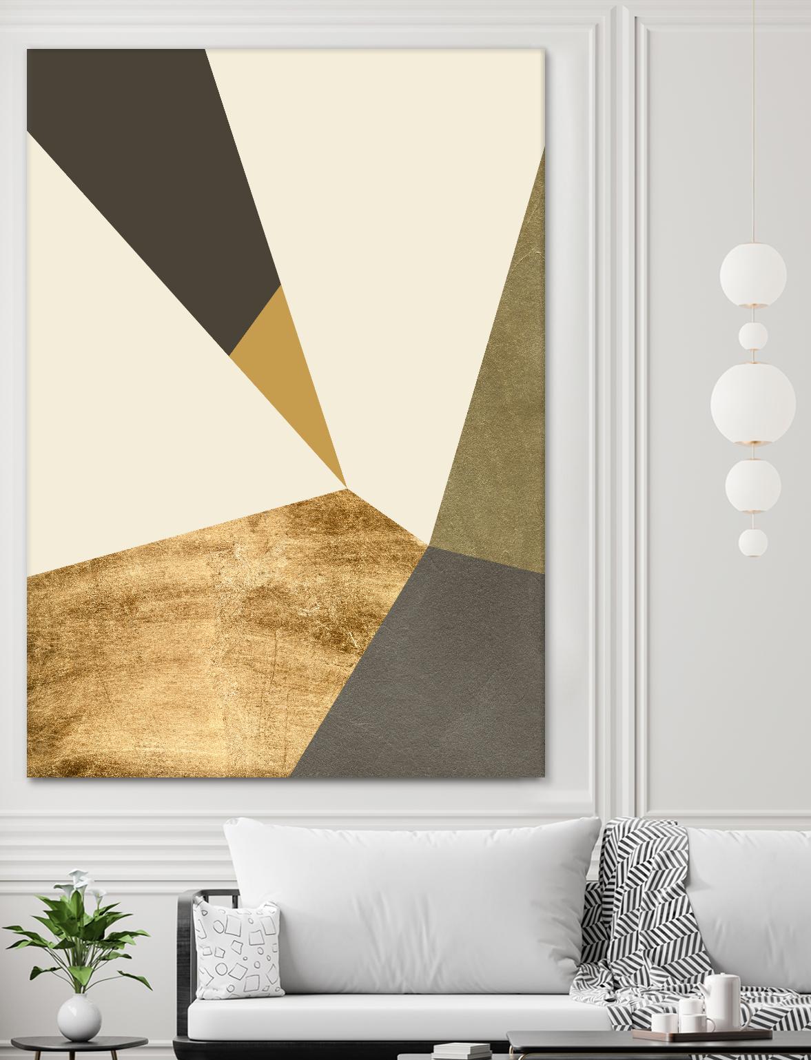 Clovis I by Jacob Green on GIANT ART - gold abstract abstract