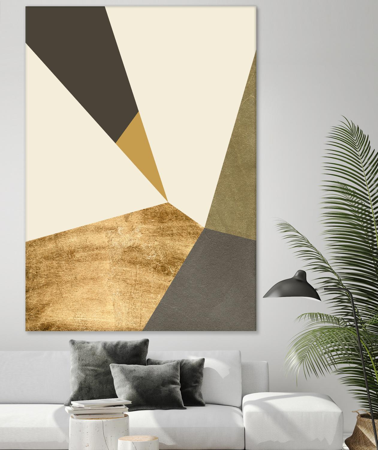 Clovis I by Jacob Green on GIANT ART - gold abstract abstract