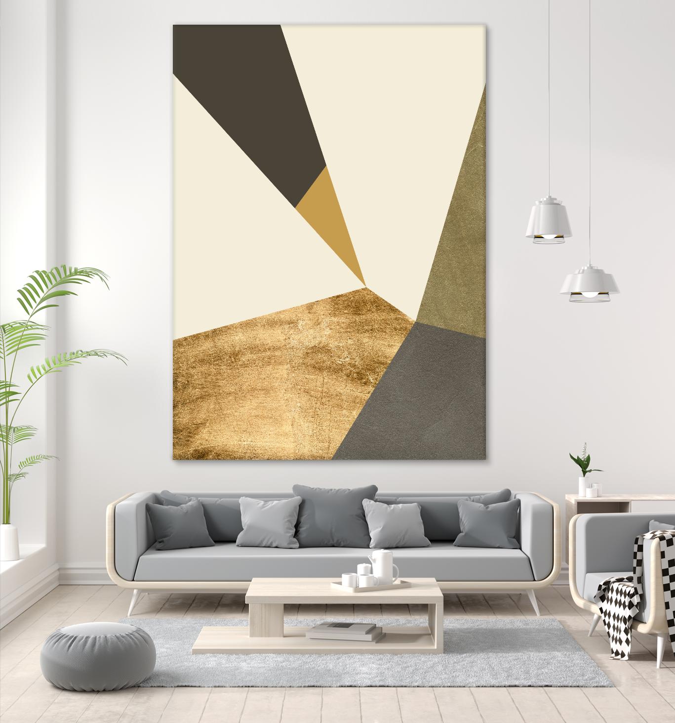 Clovis I by Jacob Green on GIANT ART - gold abstract abstract