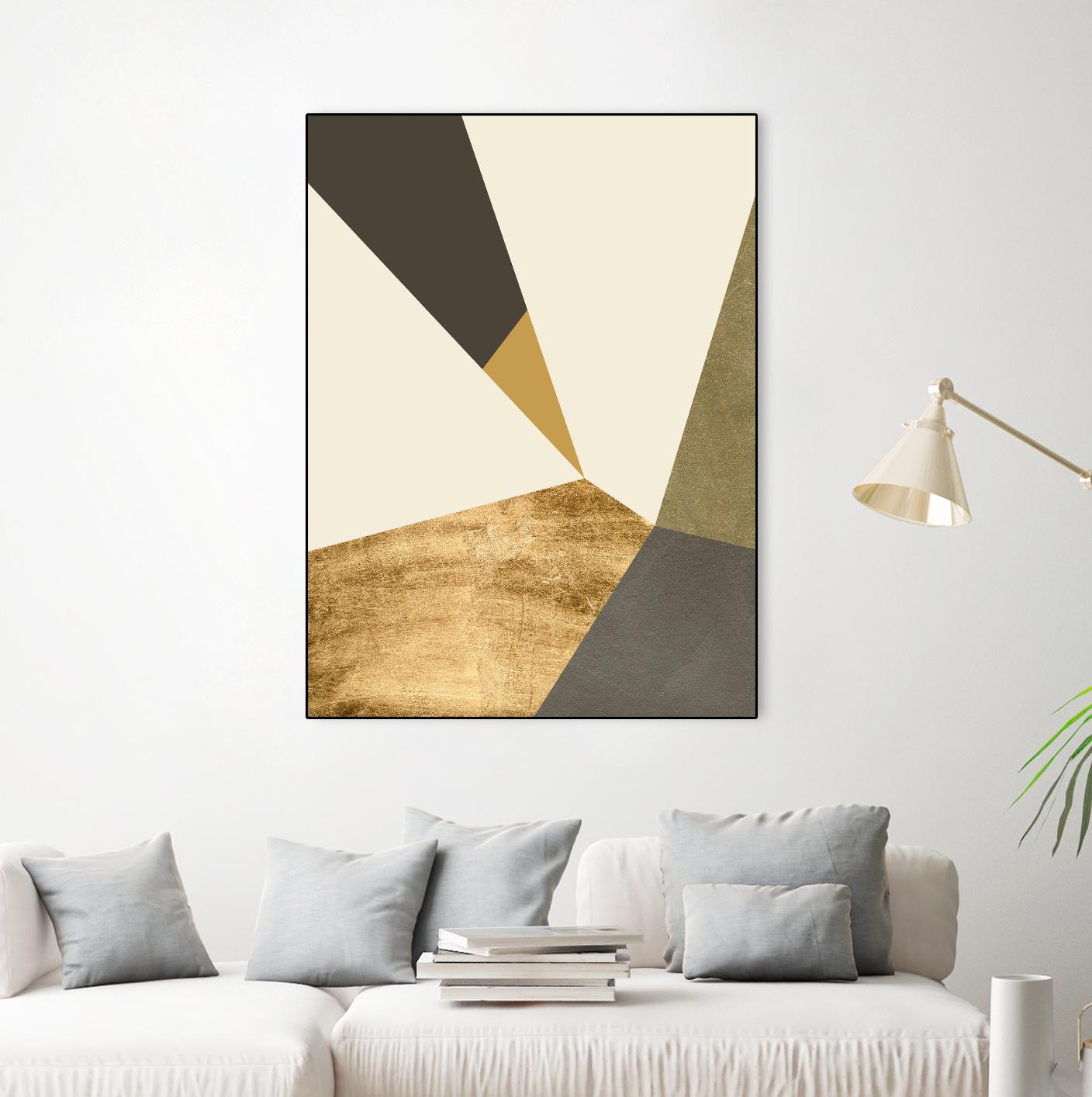 Clovis I by Jacob Green on GIANT ART - gold abstract abstract