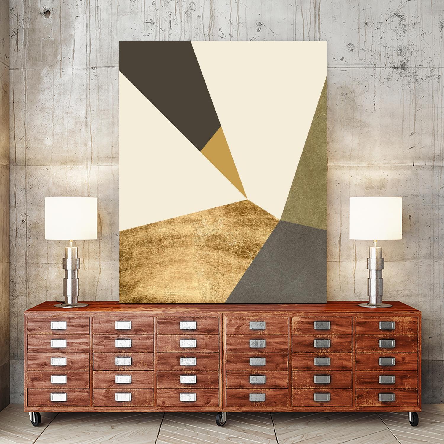 Clovis I by Jacob Green on GIANT ART - gold abstract abstract