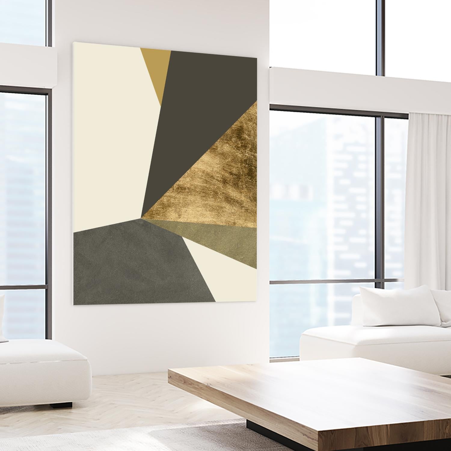 Clovis II by Jacob Green on GIANT ART - gold abstract abstract