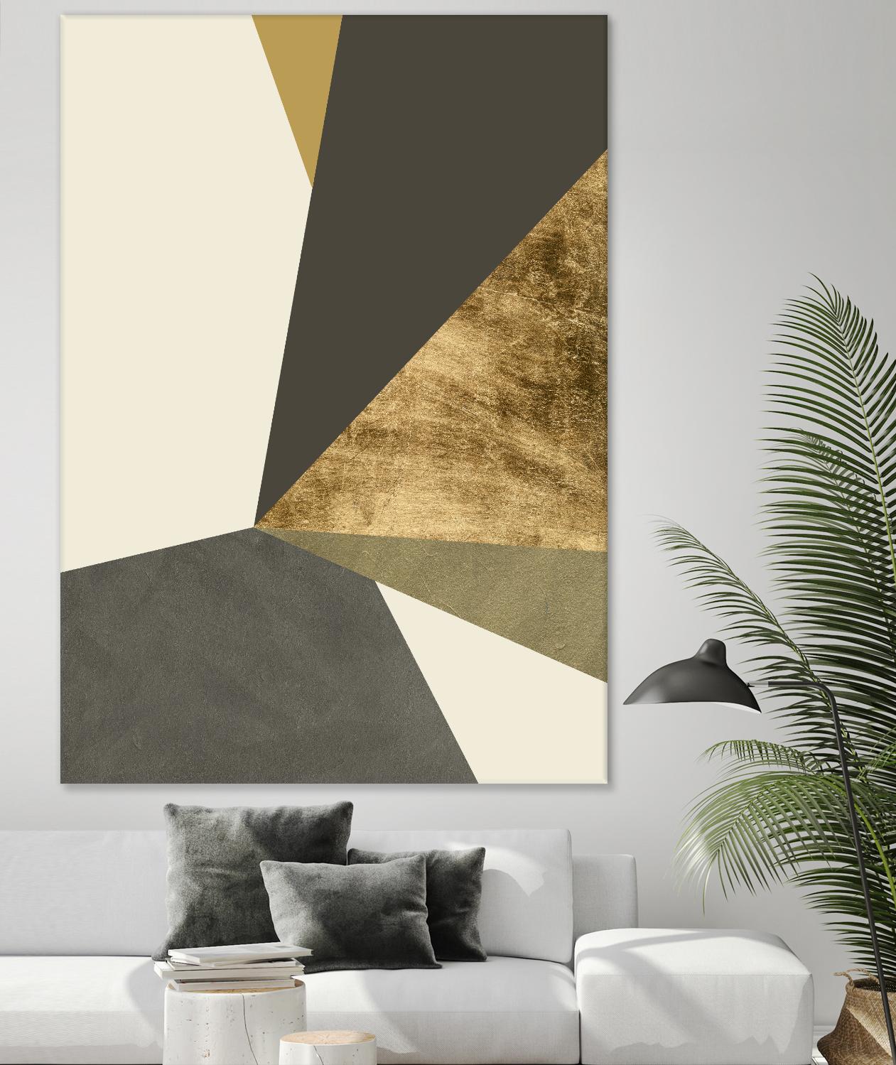 Clovis II by Jacob Green on GIANT ART - gold abstract abstract