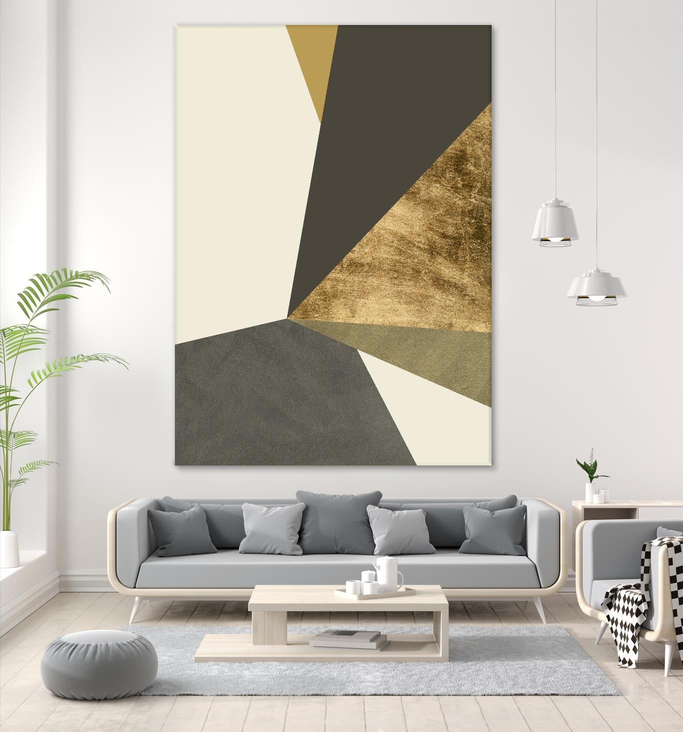 Clovis II by Jacob Green on GIANT ART - gold abstract abstract