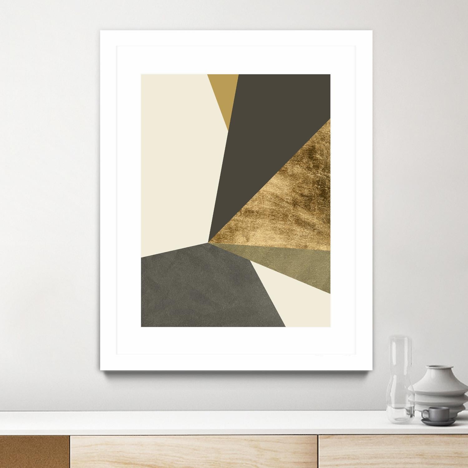 Clovis II by Jacob Green on GIANT ART - gold abstract abstract
