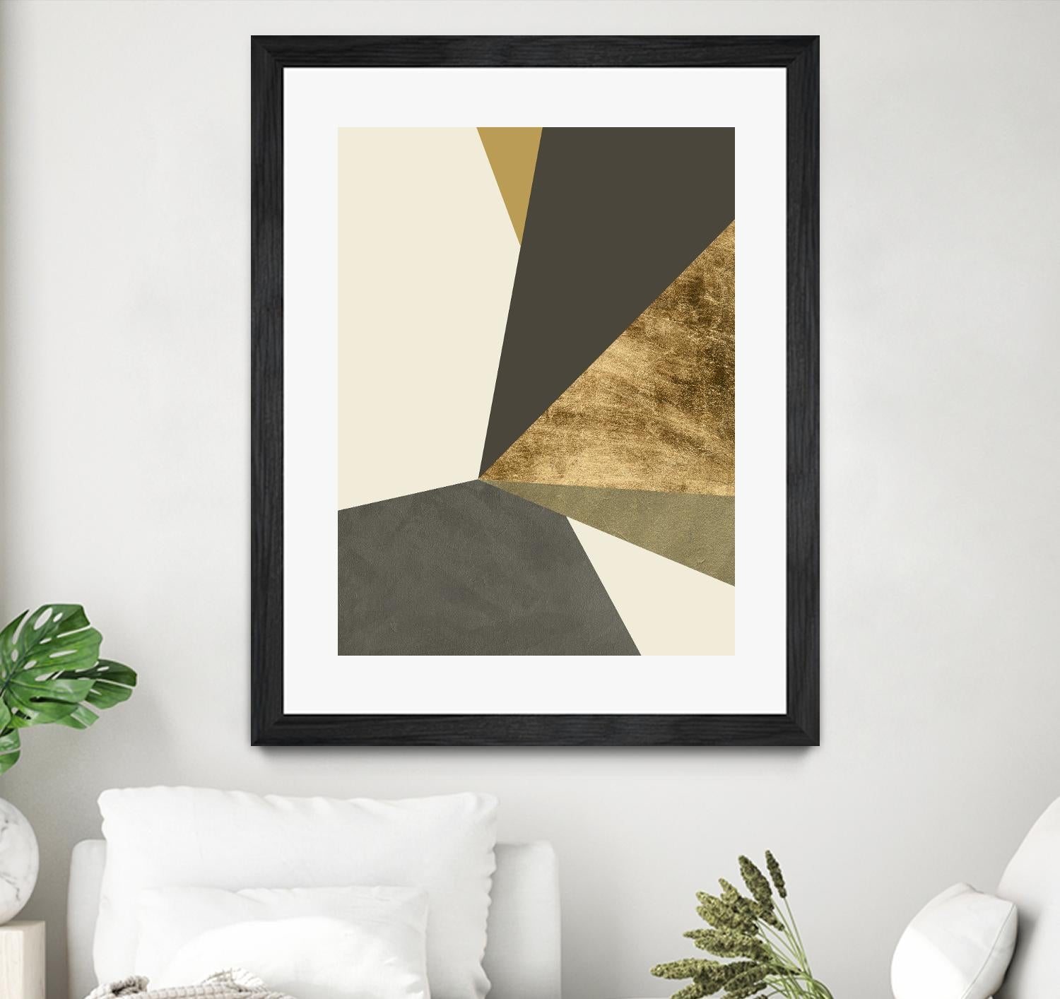 Clovis II by Jacob Green on GIANT ART - gold abstract abstract