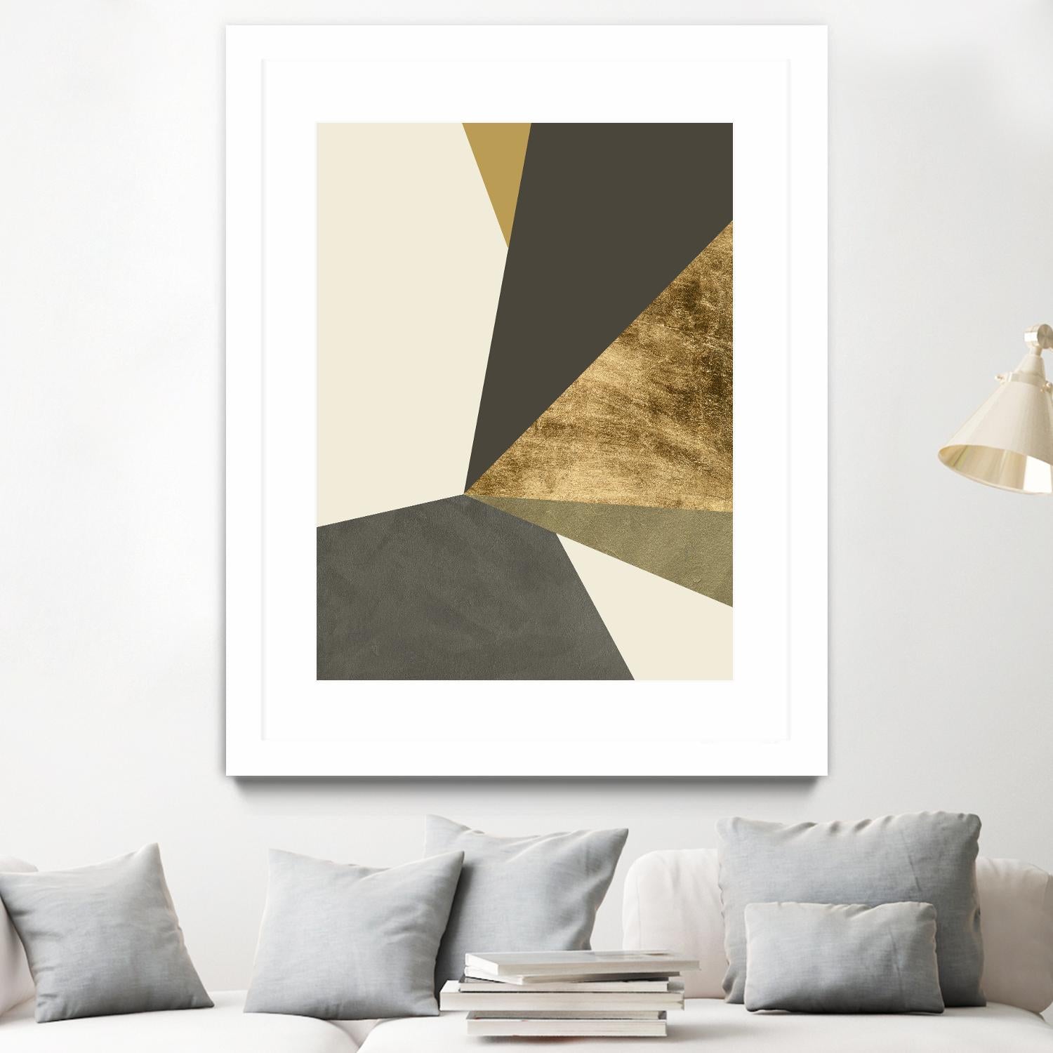 Clovis II by Jacob Green on GIANT ART - gold abstract abstract