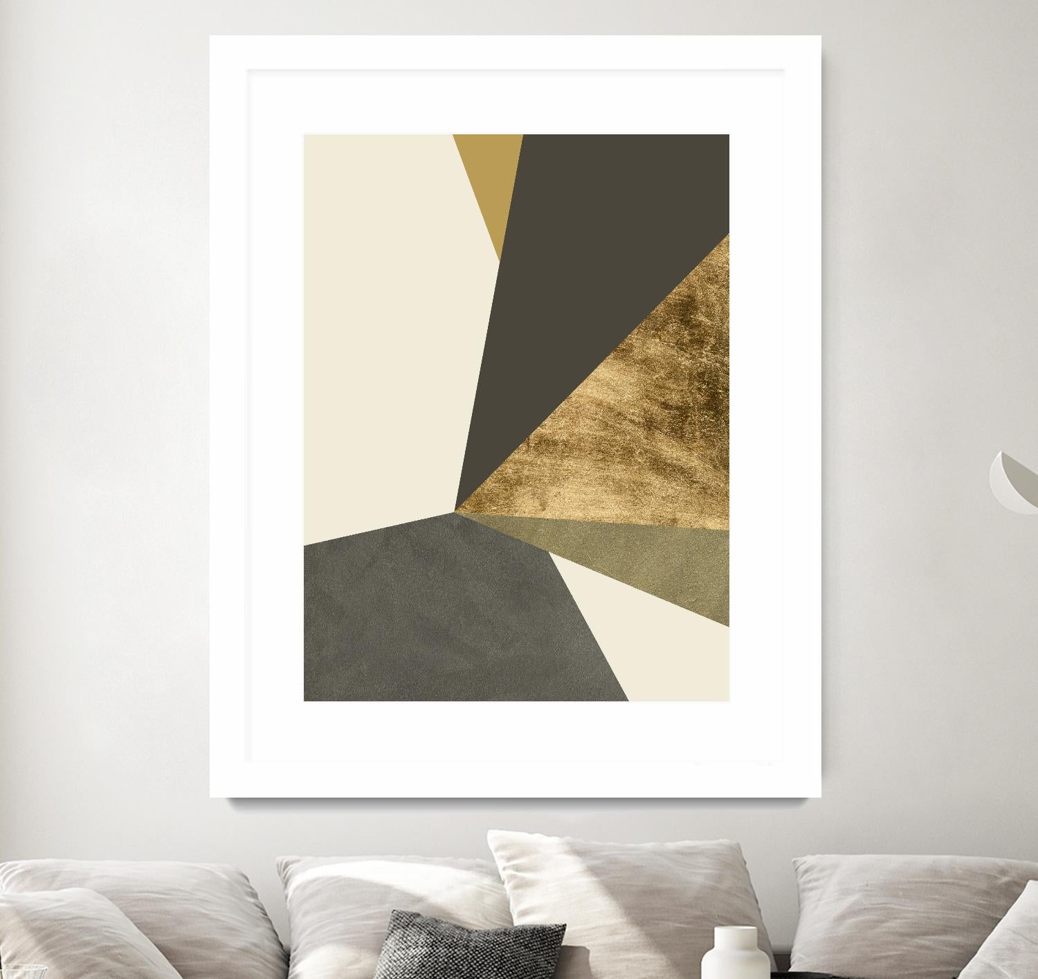 Clovis II by Jacob Green on GIANT ART - gold abstract abstract