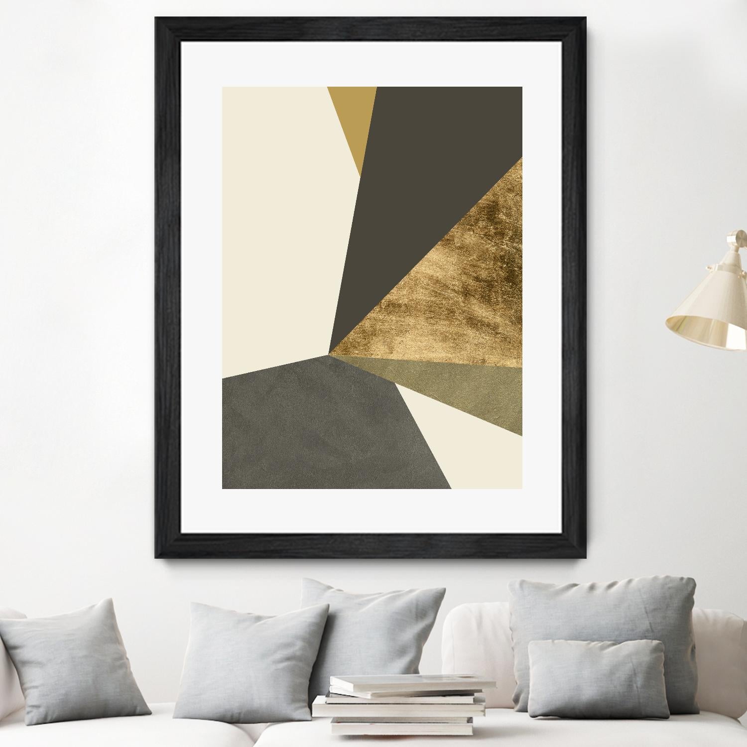 Clovis II by Jacob Green on GIANT ART - gold abstract abstract