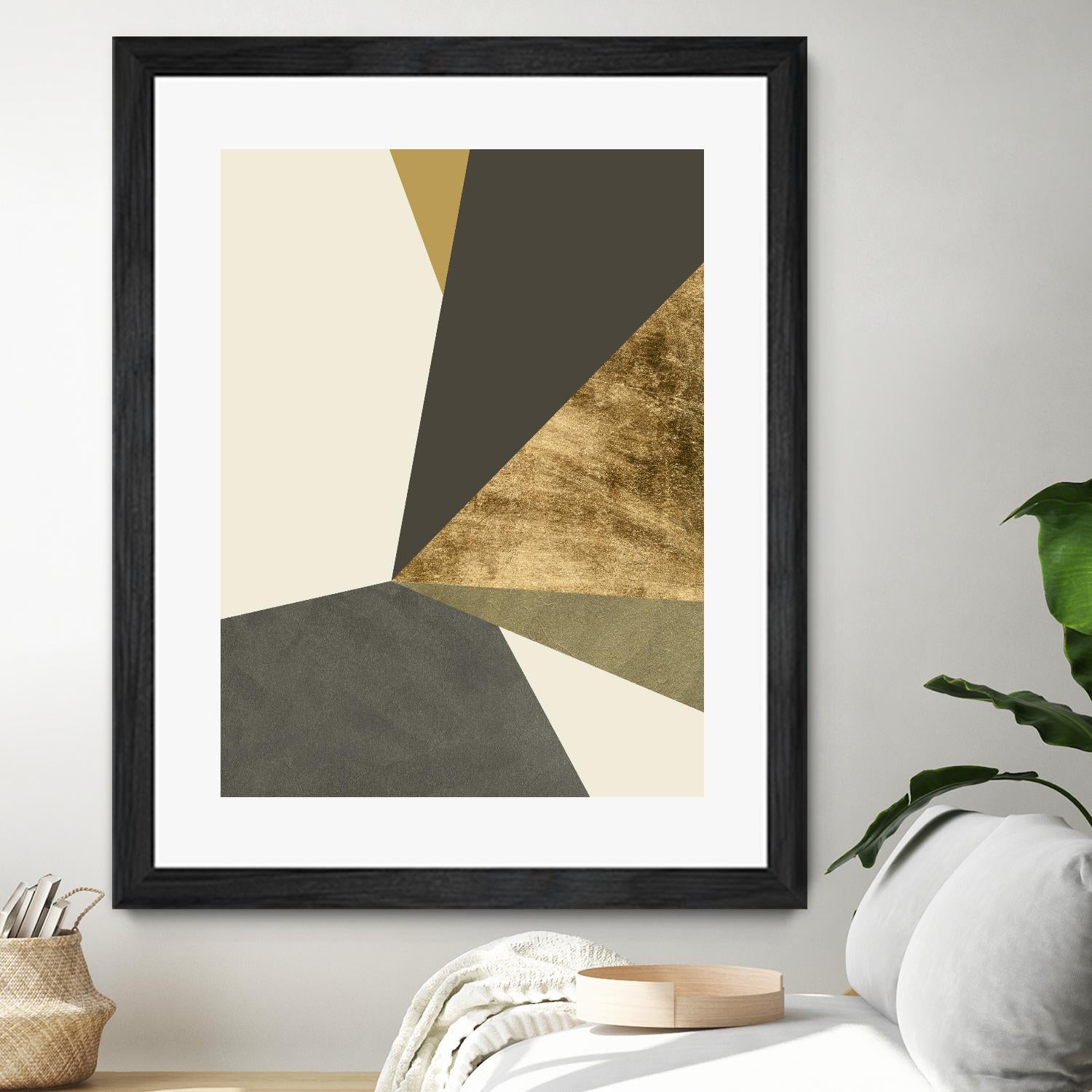 Clovis II by Jacob Green on GIANT ART - gold abstract abstract