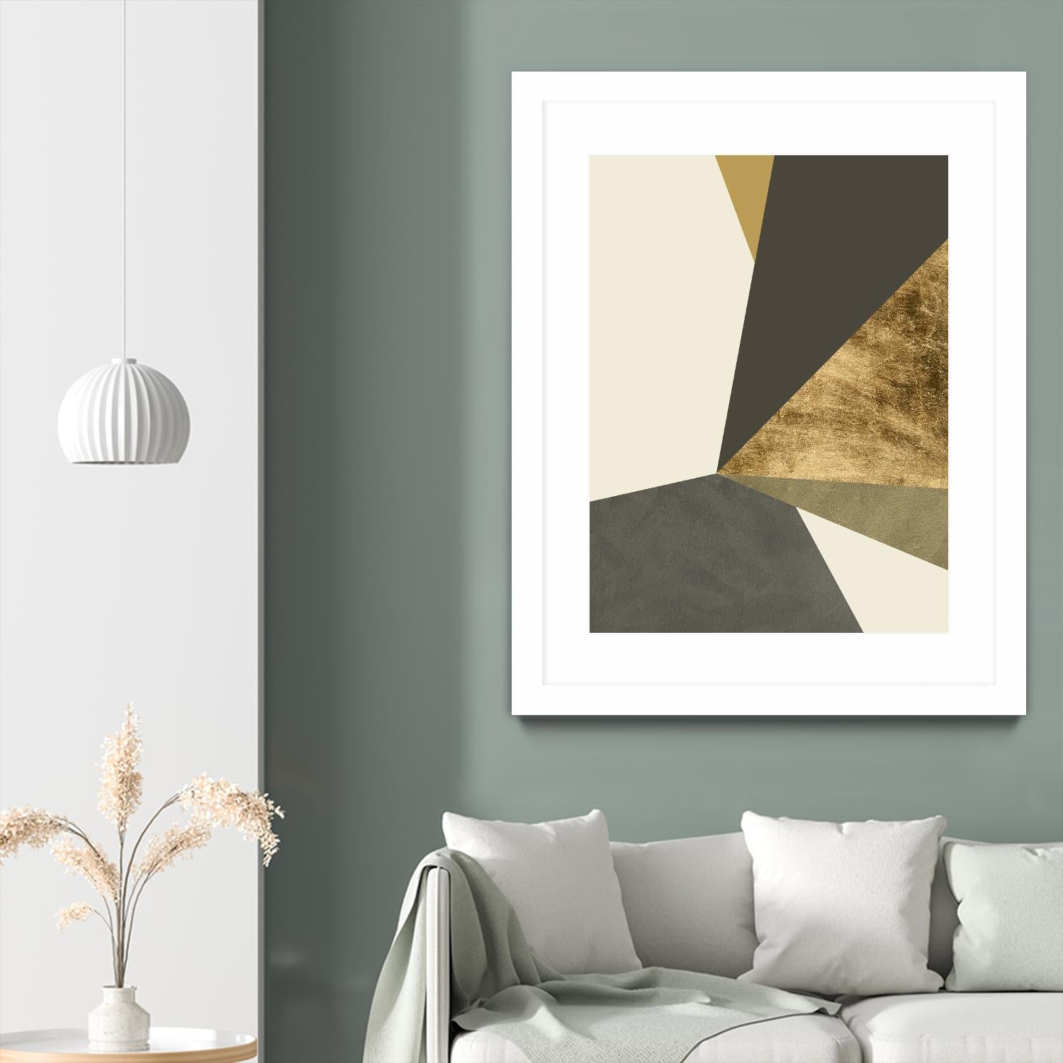 Clovis II by Jacob Green on GIANT ART - gold abstract abstract