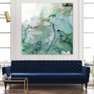 Emerald Cavern I by Jennifer Goldberger on GIANT ART - green abstract abstract