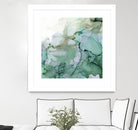 Emerald Cavern I by Jennifer Goldberger on GIANT ART - green abstract abstract