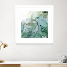 Emerald Cavern I by Jennifer Goldberger on GIANT ART - green abstract abstract
