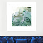 Emerald Cavern I by Jennifer Goldberger on GIANT ART - green abstract abstract